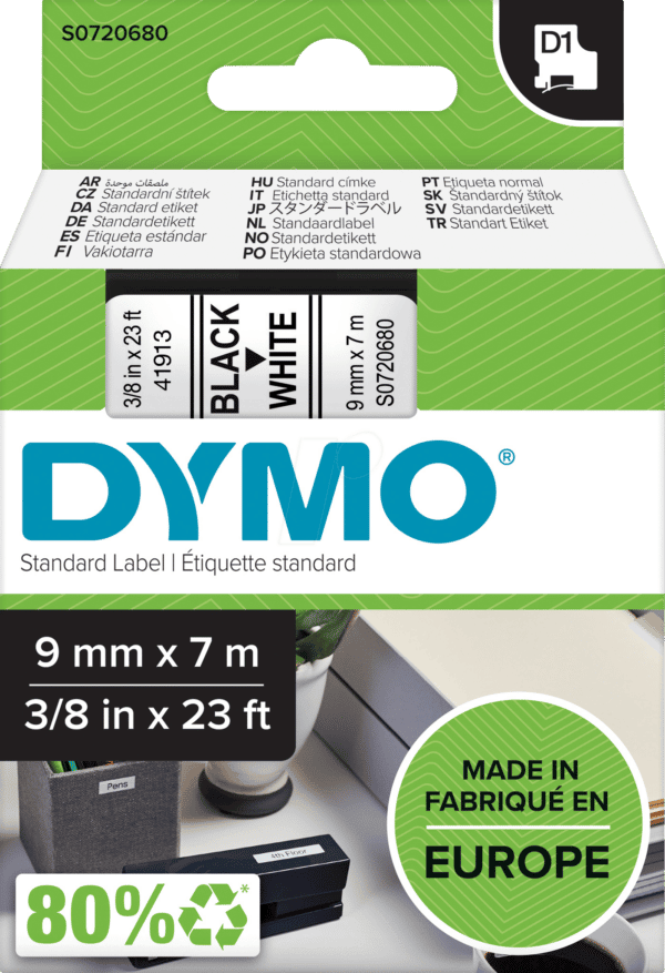 DYMO D1 40913 - DYMO D1 Schriftband