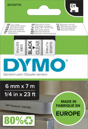 DYMO D1 43610 - DYMO D1 Schriftband