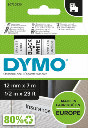 DYMO D1 45013 - DYMO D1 Schriftband