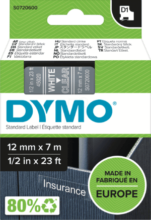 DYMO D1 45020 - DYMO D1 Schriftband