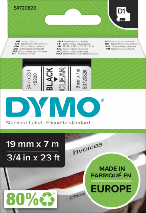 DYMO D1 45800 - DYMO D1 Schriftband