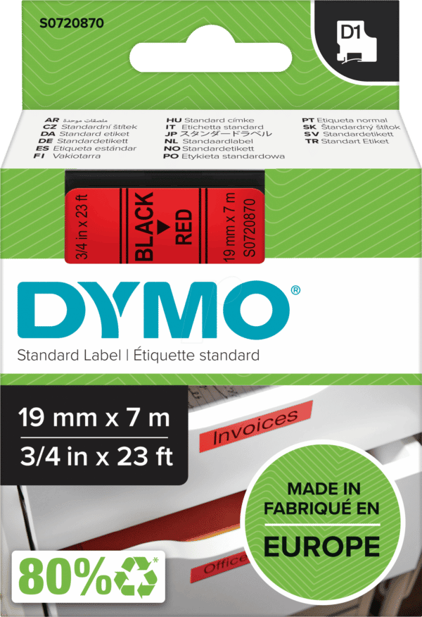 DYMO D1 45807 - DYMO D1 Schriftband