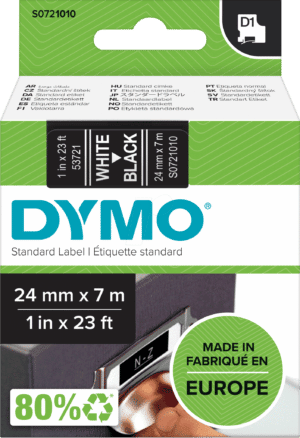 DYMO D1 53721 - DYMO D1 Schriftband