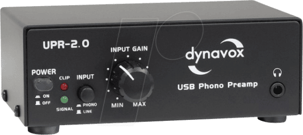 DYNAVOX 204925 - USB-Phono-Vorverstärker