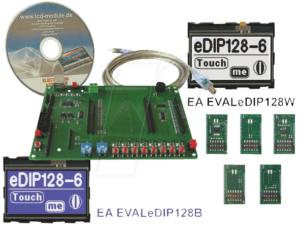 EAKIT EDIP128B - Starterkit mit eDIP128B LCD