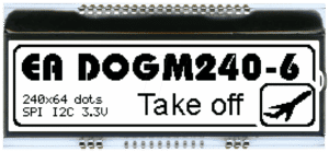 EA DOGM240W-6 - LCD-Grafikmodul