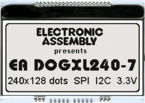 EA DOGXL240N-7 - Grafikmodul mit Display-RAM