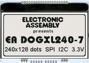 EA DOGXL240W-7 - Grafikmodul mit Display-RAM