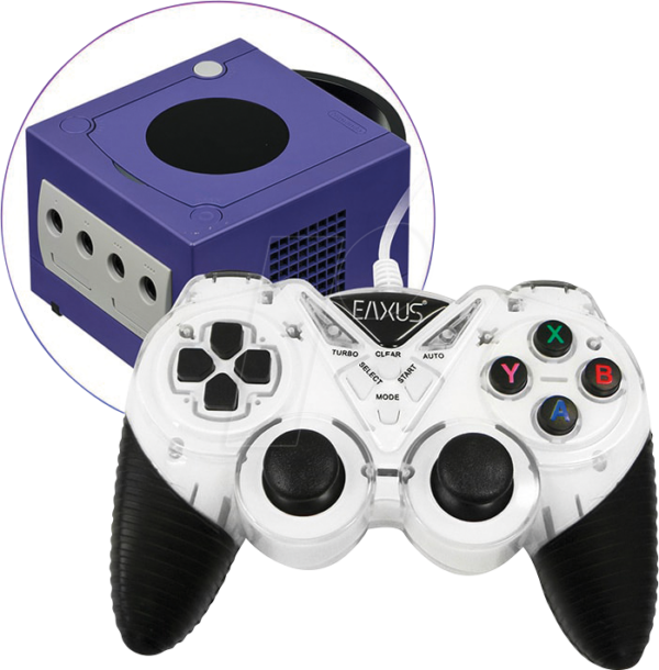 EAXUS 12696 - EAXUS Cube Classic Controller für GameCube/Wii