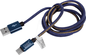 EAXUS 77700 - Daten-/ Ladekabel  USB A-Stecker > Type-C