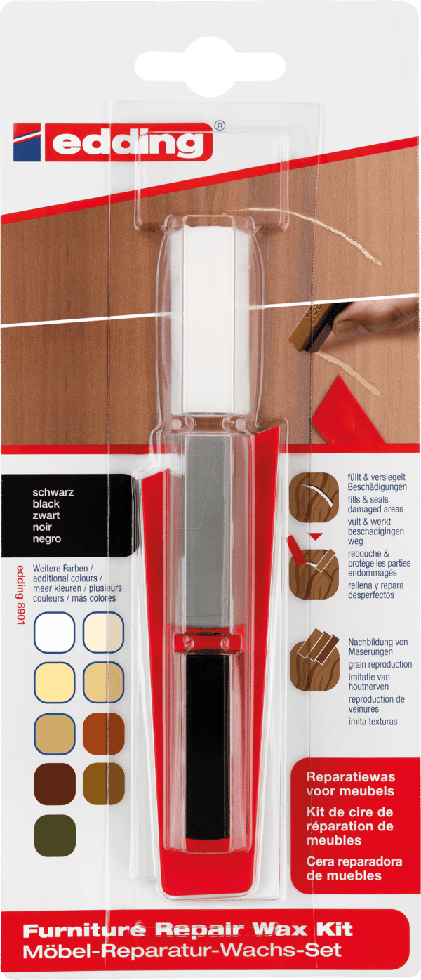 EDDING 8901-4001 - Möbel Wachs schwarz