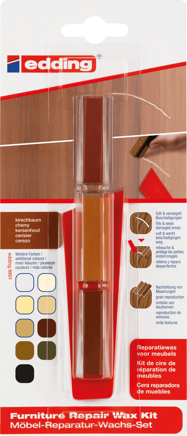 EDDING 8901-4606 - Möbel Wachs kirschbaum