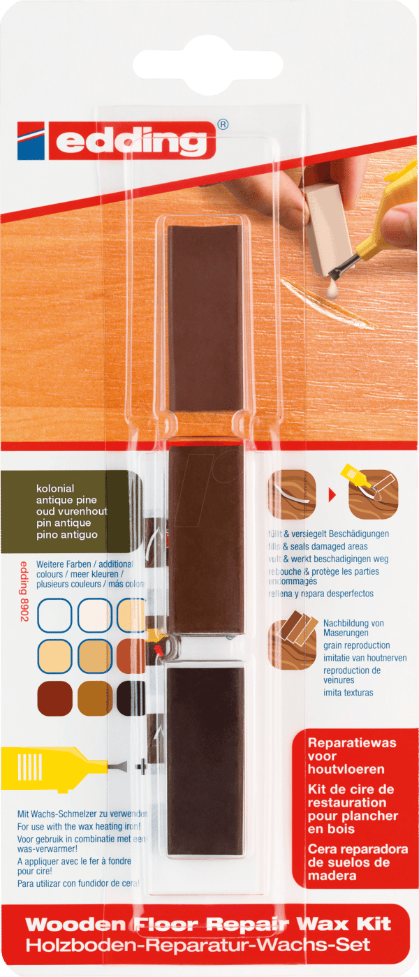 EDDING 8902-4607 - Holzboden Wachs kolonial