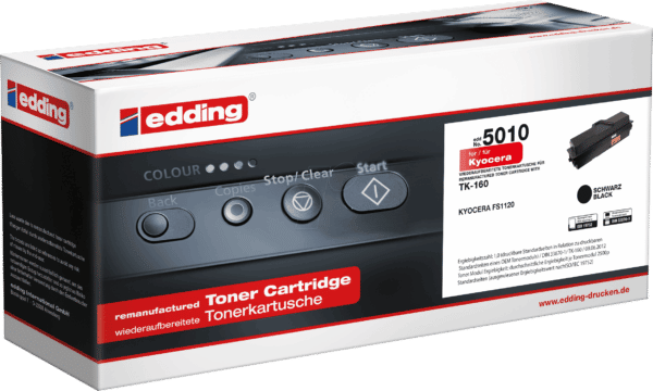 EDDING EDD-5010 - Toner - Kyocera - schwarz - TK-160 - rebuilt