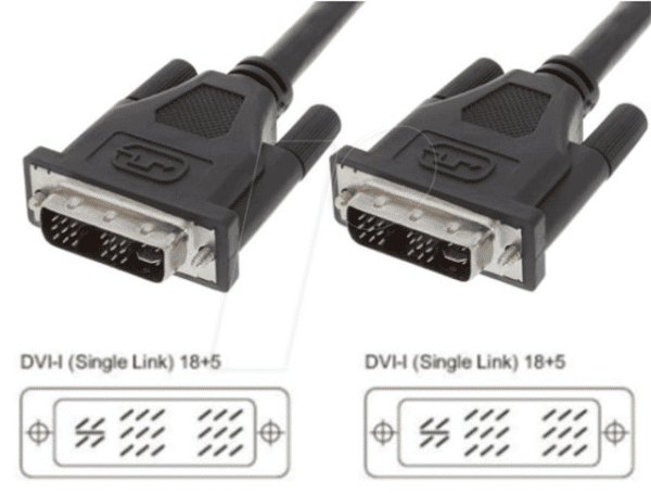 ICOC-DVI-9000 - DVI Monitor Kabel DVI 18+5 Stecker