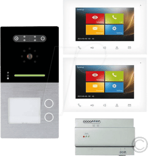 EGB 232 655 - Video-Türsprechanlage für 2-Familienhaus