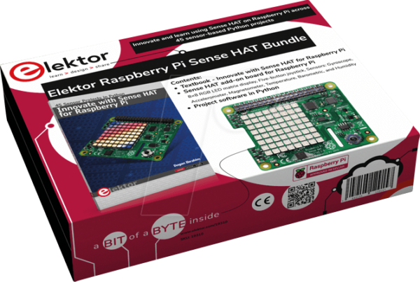 ELEKTOR 19310 - Elektor Raspberry Pi Sense HAT Bundle (EN)