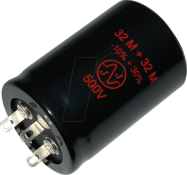 ELKO 2X16/500V - Elko für Röhrentechnik