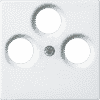 EL BJ 1743-3-914 - Zentralscheibe balance® SI für 3x Koaxial-Anschlüsse