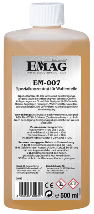 EMAG EM007 - Ultraschall-Reinigungskonzentrat
