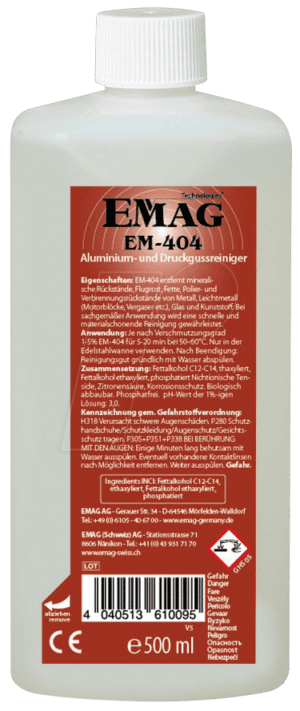 EMAG EM404 - Ultraschall-Reinigungskonzentrat