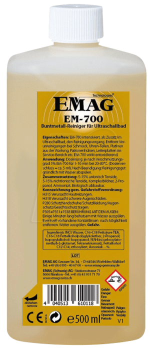 EMAG EM700 - Ultraschall-Reinigungskonzentrat