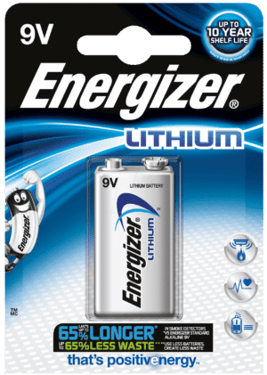 EN UL 9V - Lithium Batterie