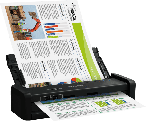 EPSON DS360W - mobiler Scanner mit Wi-Fi und Akku