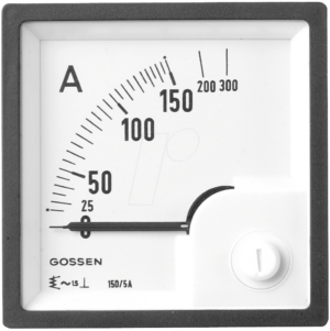 EQB 72-15A - Dreheisen-Messwerk 0-15 A/30 A