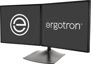 ET 33-322-200 - Ergotron DS100 Standfuß für 2 Monitore
