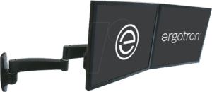 ET 45-231-200 - Ergotron Serie 200 Wandhalterung für 2 Monitore
