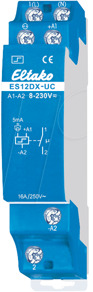 ES12DX-UC - Elektronischer Stromstoßschalter - 1 Schließer