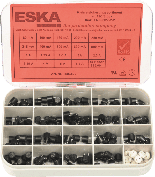 ESKA 885.800 - Sortiment - Kleinstsicherungen