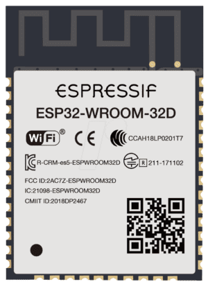ESP32WROOM32D - WIFI-SMD-Modul