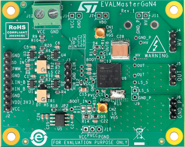 EVALMASTERGAN4 - Demonstrationsboard für MASTERGAN4