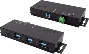 EXSYS 1189HMVS-3 - USB 3.0 7-Port Industrie-Hub