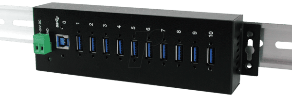 EXSYS EX-1110 - 10 Port USB 3.0 / 3.1 Metall HUB