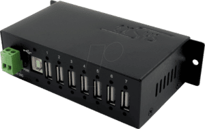 EXSYS EX1177HMVS - USB 2.0 7-Port Industrie-Hub