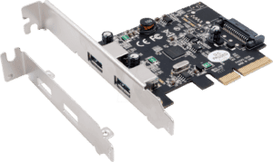 EXSYS EX-12001-2 - 2 Port USB 3.1 PCIe x4 Karte