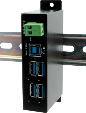 EXSYS EX-1504HMS - USB 3.0 4 Port Industrie-Hub