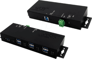 EXSYS EX-1517HMV - USB 3.0 7 Port Industrie-Hub