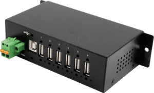 EXSYS EX-1596HMV - USB 2.0 6 Port Industrie-Hub