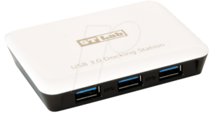 EXSYS EX-1123-N - USB 3.0 HUB - 3 Ports + Ethernet 1x Gigabit LAN