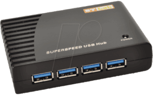 EXSYS EX-1125 - USB 3.0 HUB - 4 Ports - inklusive Netzteil