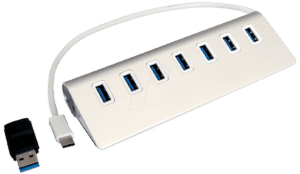 EXSYS EX-1137 - USB 3.0 7 Port HUB Metallgehäuse