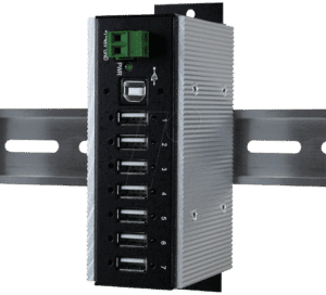 EXSYS 1177HMVSWT - USB2.0 7-Port Metall Hub - Erweiteter Temperaturbereich
