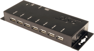 EXSYS EX-1178S - USB2.0 7-Port Metall Hub - Überspannungsschutz