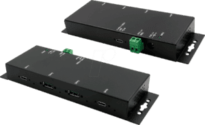 EXSYS EX1234HMVS - USB 3.1 4-Port Industrie-Hub