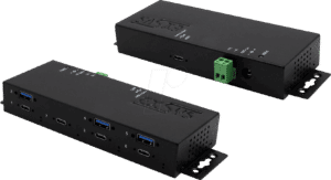 EXSYS EX1237HMVS - USB 3.1 7-Port Industrie-Hub