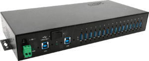 EXSYS EX1526HMVS - USB 3.0 16-Port Industrie-Hub